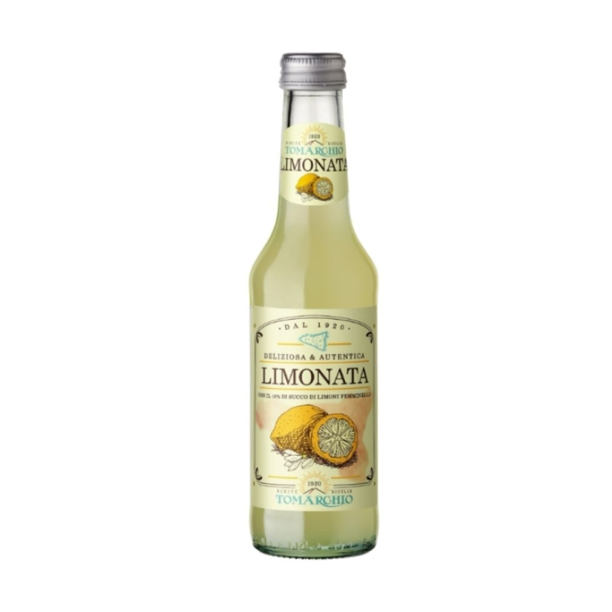 TO 02-TO 275ML SPARKLING BEVERAGE LEMON - BEBIDA CON GAS SIN ALCOHOL DE LIMÓN - TOMARCHIO - Compralo en Calvbrunnen