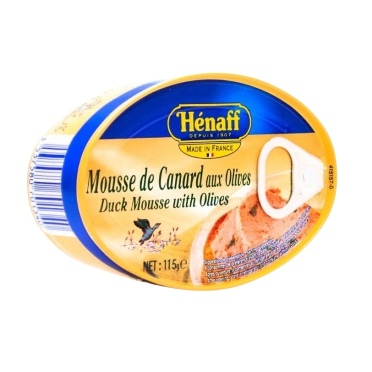 HF 09-HF MOUSSE DE CANARD AUX OLIVES - PATÉ DE PATO CON ACEITUNAS