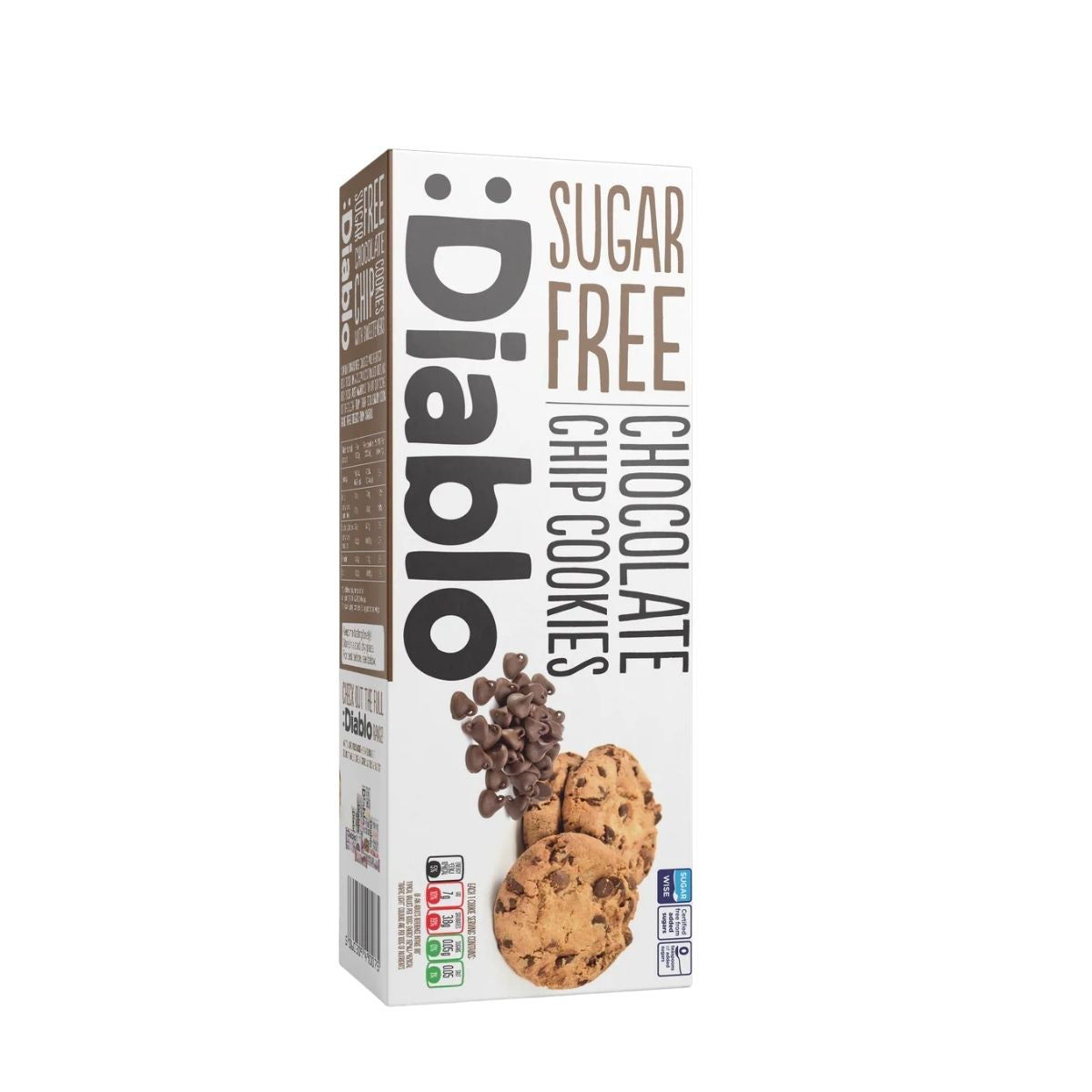DI 031-DI 130G SUGAR FREE CHOCOLATE CHIP COOKIES - GALLETAS CON CHISPAS DE CHOCOLATE SIN AZÚCAR - DIABLO - Compralo en Calvbrunnen