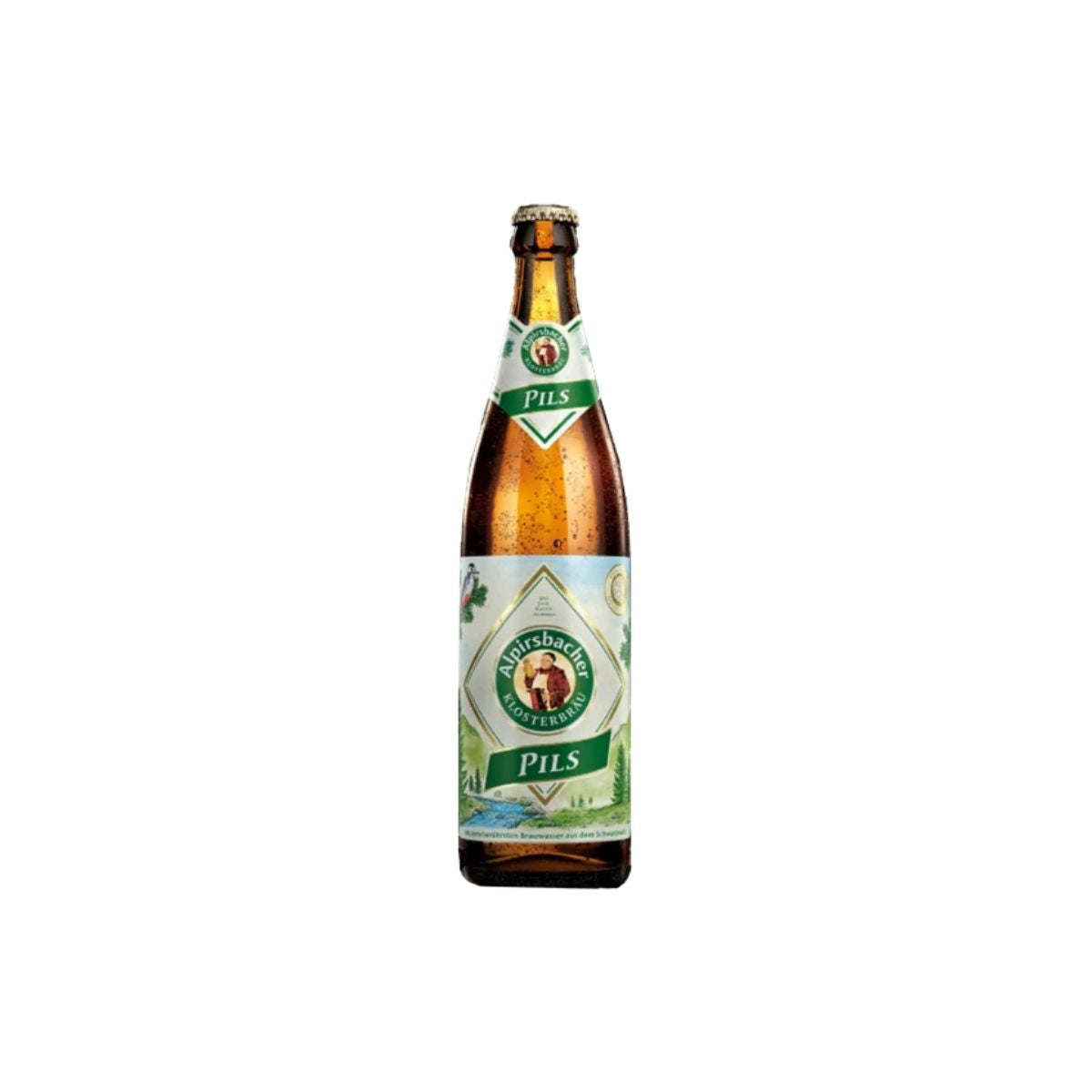 AB 03-AB ALPIRSBACHER PILS - CERVEZA LAGER PILSENER - ALPIRSBACHER.KLOSTERBRAU - Compralo en Calvbrunnen