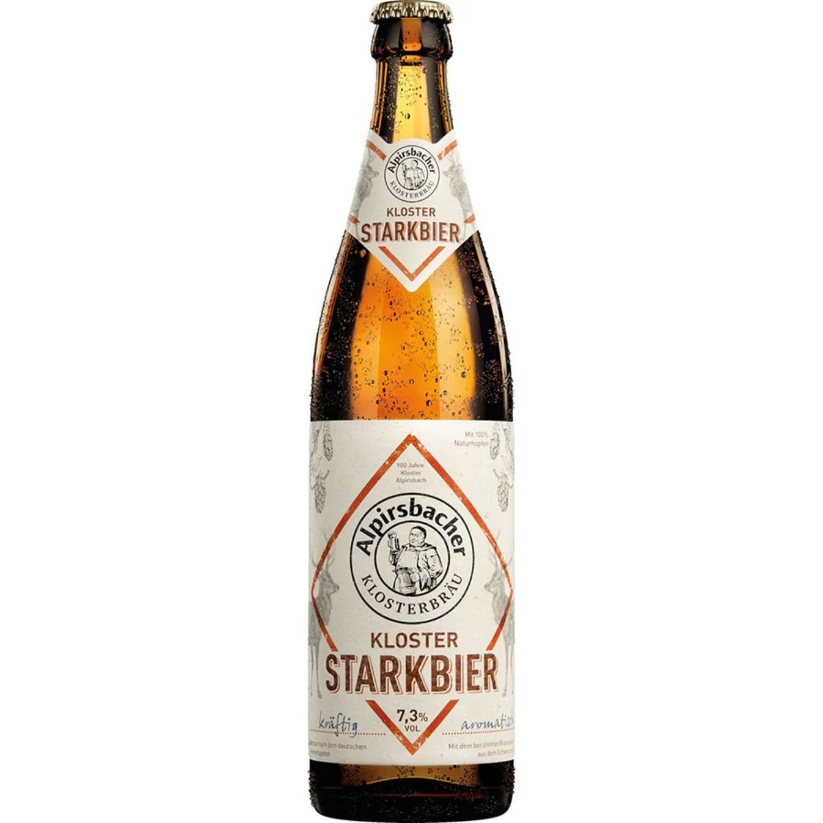 AB 04-AB ALPIRSBACHER STARKBIER - CERVEZA LAGER RÚSTICA - ALPIRSBACHER.KLOSTERBRAU - Compralo en Calvbrunnen