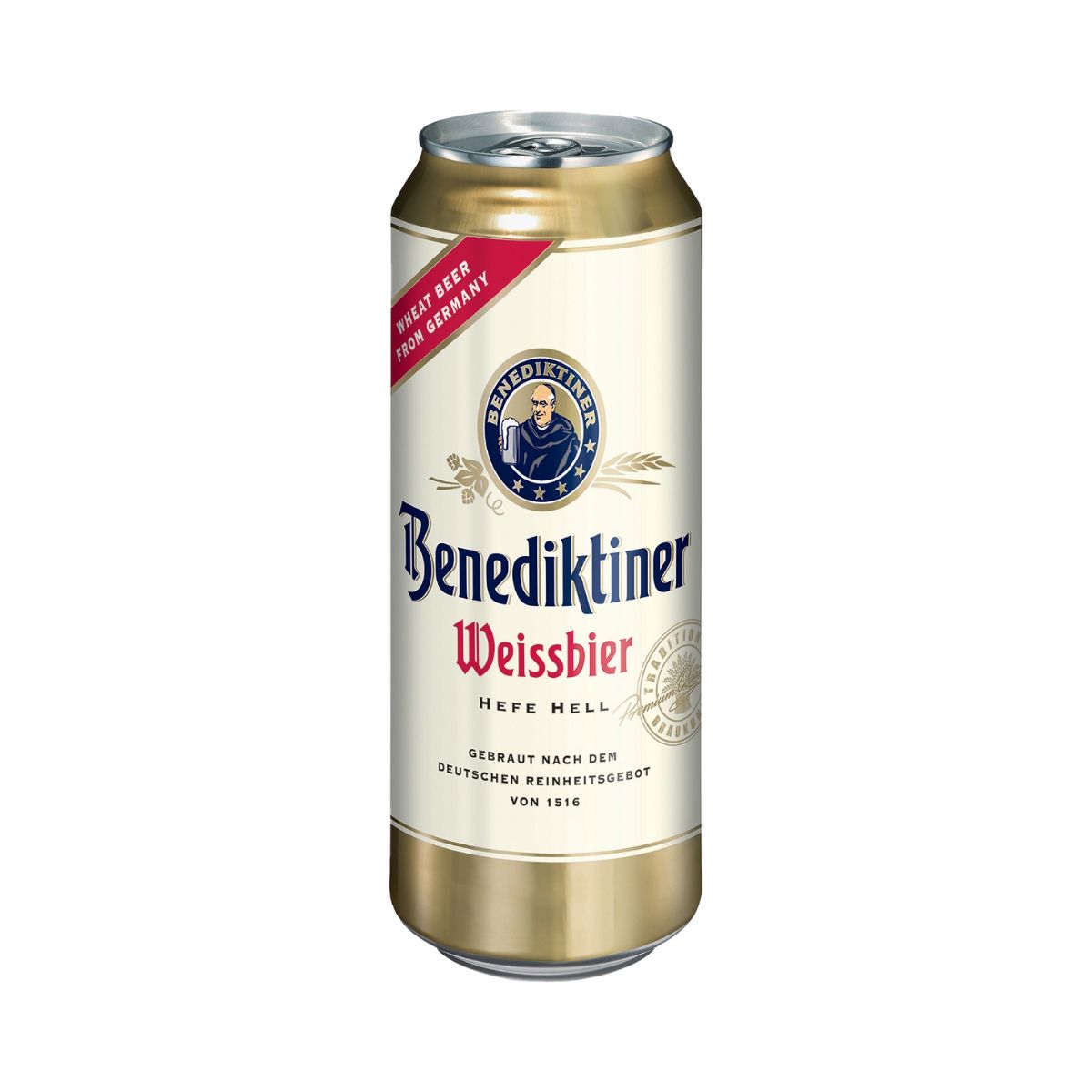 BR 51L-BR 500ML BENEDIKTINER WEISSBIER - CERVEZA DE TRIGO LATA - BITBURGER - Compralo en Calvbrunnen