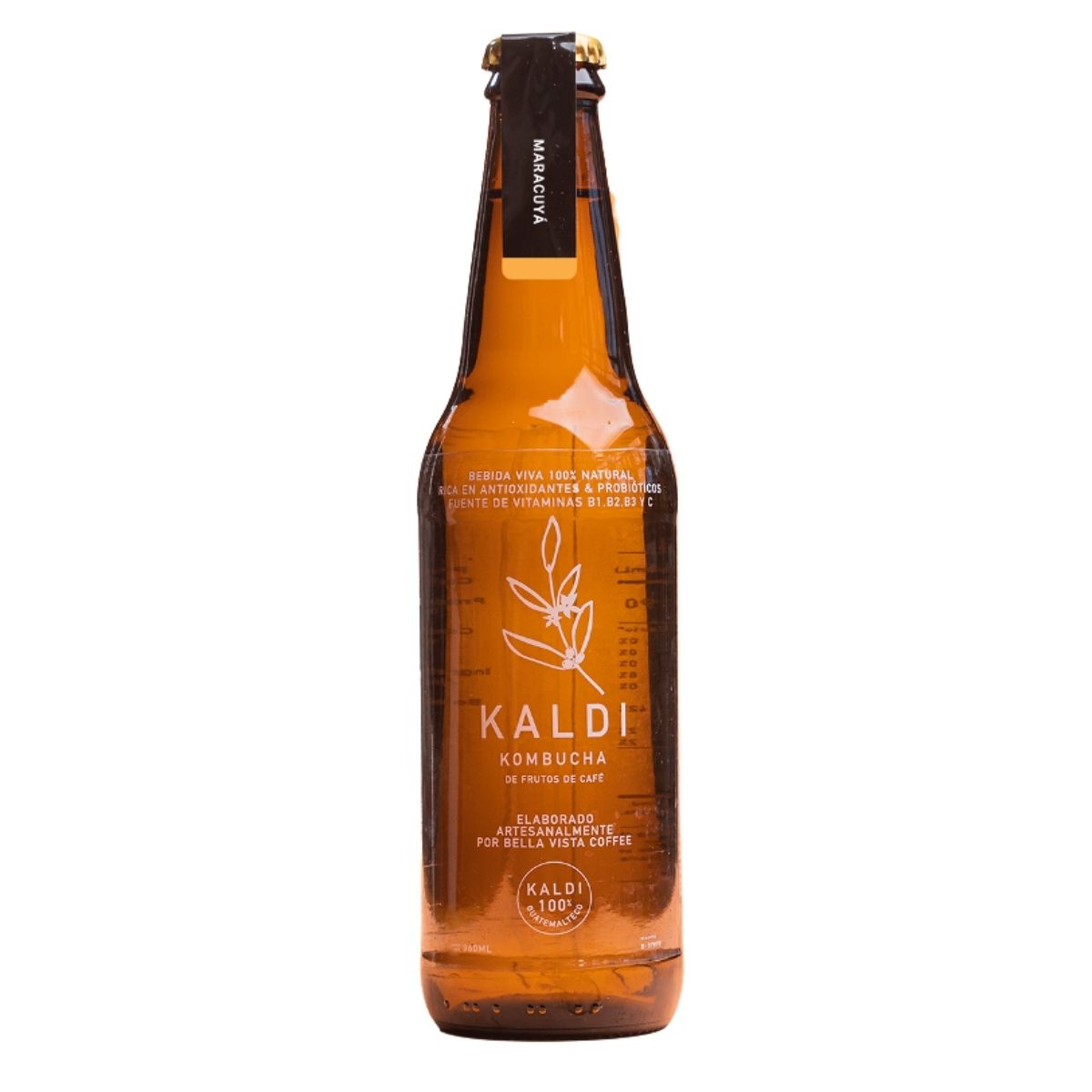 ZZ BV-12-KOMBUCHA MARACUYÁ 360ML - BELLA.VISTA - Compralo en Calvbrunnen