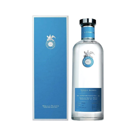 ZZ NF-18-TEQUILA CASA DRAGONES BLANCO 100% AGAVE 12/375