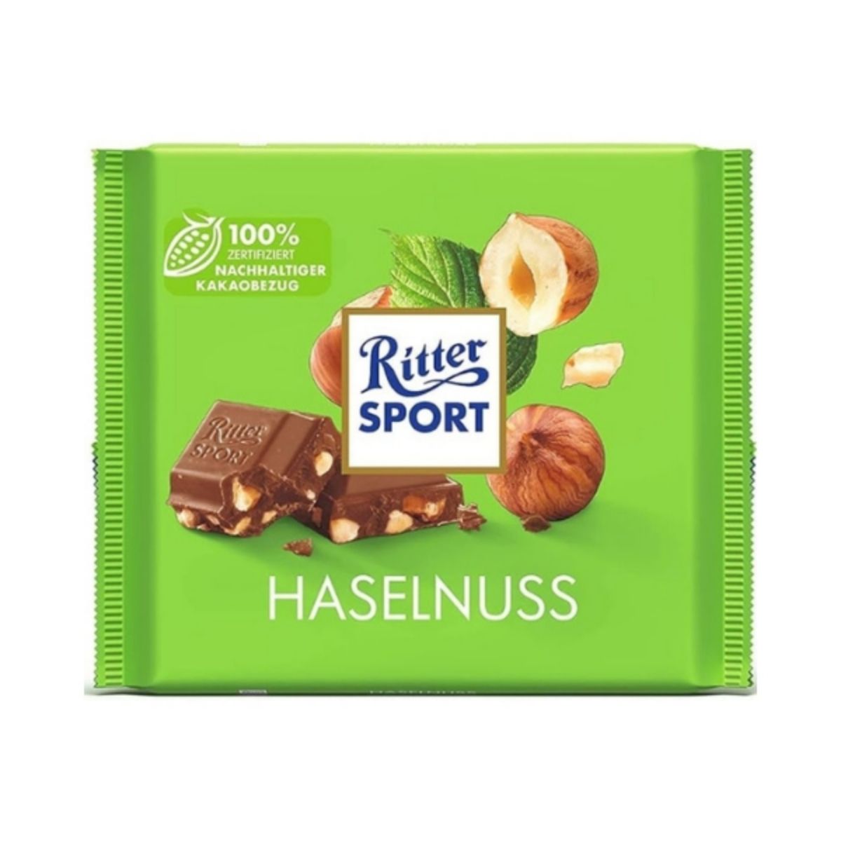 RS 216-RS CHOPPED HAZELNUTS - CHOCOLATE CON NUECES EN TROZOS - RITTER.SPORT - Compralo en Calvbrunnen