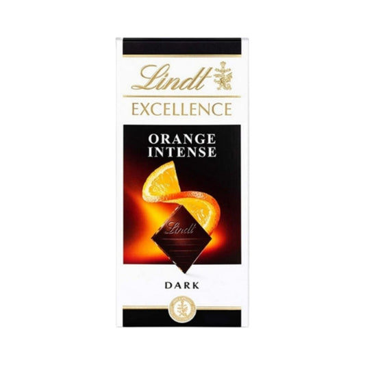 LD 26-LD EXCELLENCE INTENSE ORANGE - CHOCOLATE AMARGO CON TROZOS DE NARANJA - LINDT.Y.SPRUNGLI - Compralo en Calvbrunnen