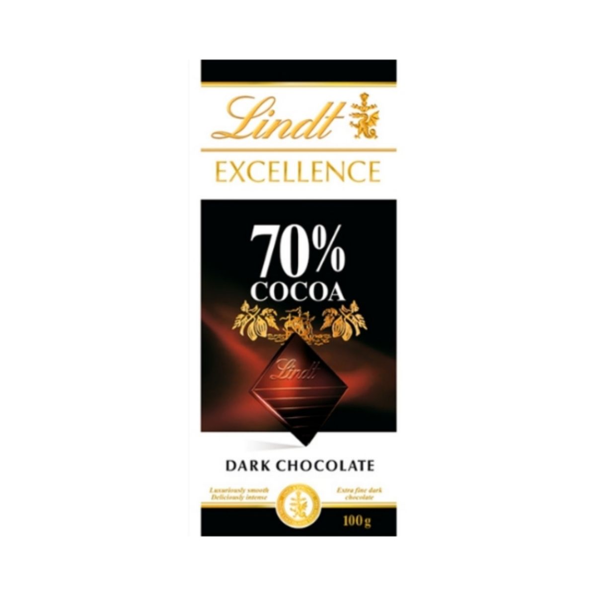 LD 29-LD EXCELLENCE 70% COCOA - CHOCOLATE AMARGO CON 70% CACAO - LINDT.Y.SPRUNGLI - Compralo en Calvbrunnen