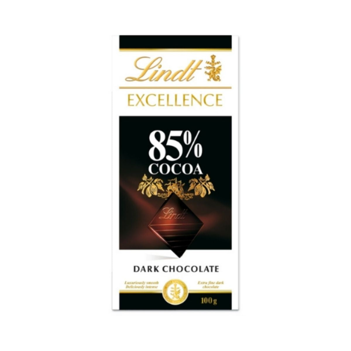 LD 30-LD 100G EXCELLENCE 85% COCOA - CHOCOLATE AMARGO CON 85% CACAO - LINDT.Y.SPRUNGLI - Compralo en Calvbrunnen