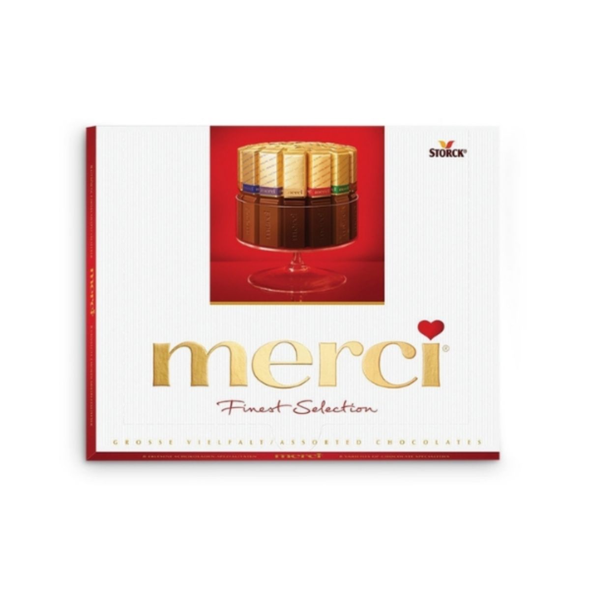 ST 01-ST MERCI FINEST SELECTION - 7 VARIEDADES DE CHOCOLATE ESPECIAL - STORCK - Compralo en Calvbrunnen