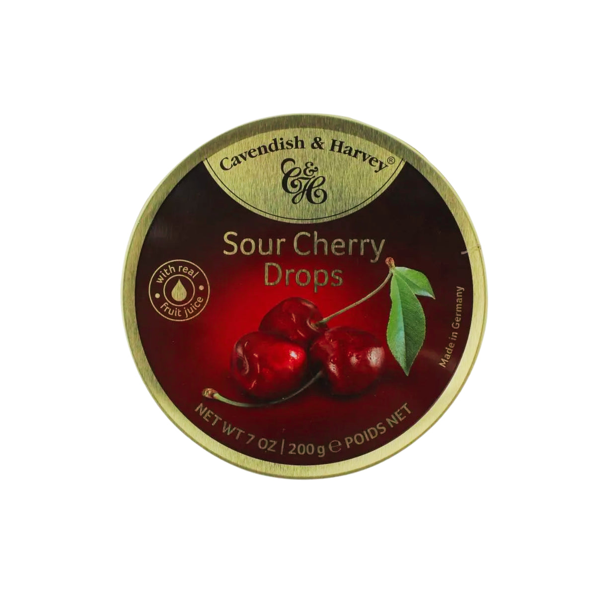 CH 02-CH SOUR CHERRY DROPS - DULCES DE CEREZA - CAVENDISH.Y.HARVEY - Compralo en Calvbrunnen