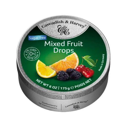 CH 07-CH SUGAR FREE MIXED FRUIT DROPS - DULCES DE FRUTAS SIN AZÚCAR - CAVENDISH.Y.HARVEY - Compralo en Calvbrunnen