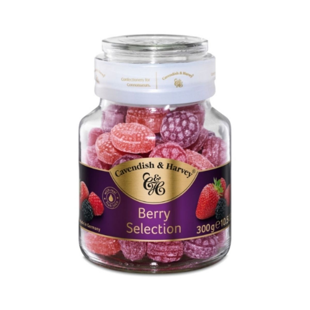 CH 29-CH 300G BERRY SELECTION - DULCES DE FRUTOS DEL BOSQUE - CAVENDISH.Y.HARVEY - Compralo en Calvbrunnen