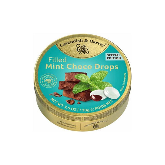 CH 31-CH FILLED MINT CHOCOLATE DROPS - DULCES DE MENTA RELLENOS DE CHOCOLATE - CAVENDISH.Y.HARVEY - Compralo en Calvbrunnen