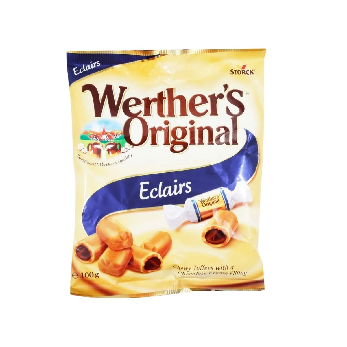 ST 24-ST WERTHER'S ORIGINAL ECLAIRS - TOFFEES CON RELLENO DE CHOCOLATE - STORCK - Compralo en Calvbrunnen