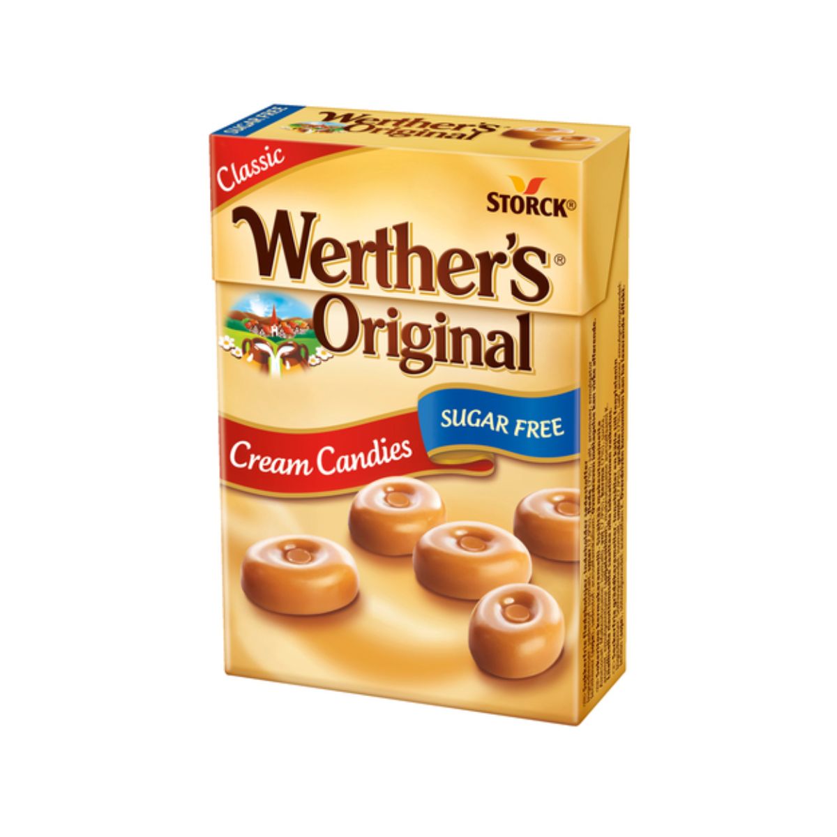 ST 28-ST WERTHER'S ORIGINAL CREAM CANDIES SUGAR FREE - CARAMELOS SIN AZÚCAR - STORCK - Compralo en Calvbrunnen