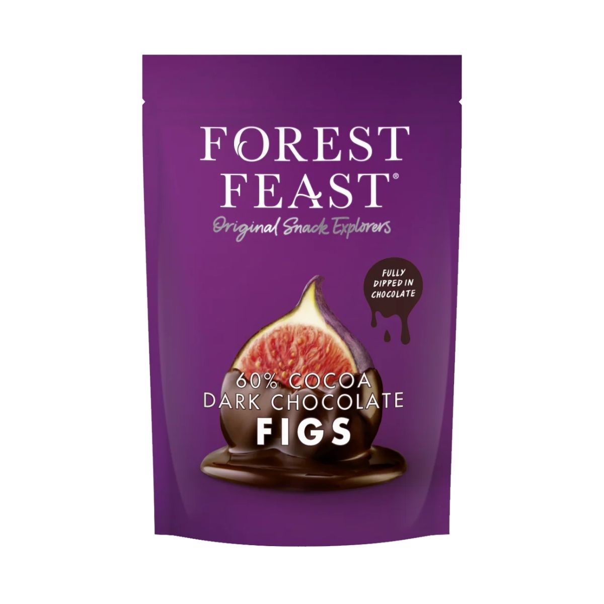 FO 03-FO 140G DARK CHOCOLATE DIPPED FIGS - HIGOS BAÑADOS EN CHOCOLATE OSCURO - FOREST.FEAST - Compralo en Calvbrunnen