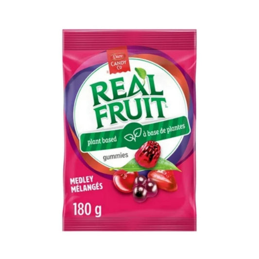 DR 50-DR 180G PLANT BASED REAL FRUIT GUMMIES MEDLEY - GOMITAS FRUTOS ROJOS - DARE - Compralo en Calvbrunnen
