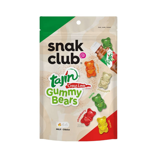 SC 051-SC TAJÍN GUMMY BEARS - GOMITAS CON TAJÍN DE OSITOS - SNAK.CLUB - Compralo en Calvbrunnen