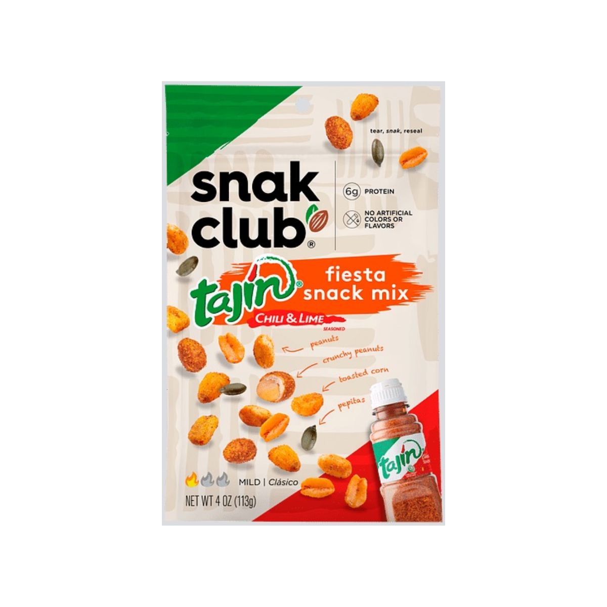 SC 062-SC TAJÍN FIESTA MIX - NUECES MIXTAS CON TAJÍN - SNAK.CLUB - Compralo en Calvbrunnen