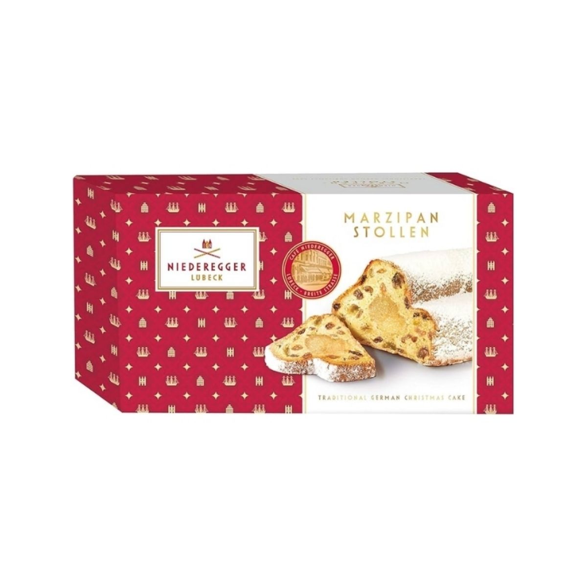 NR 96-NR MARZIPAN STOLLEN - PASTEL NAVIDEÑO DE FRUTAS CON MAZAPÁN - NIEDEREGGER - Compralo en Calvbrunnen