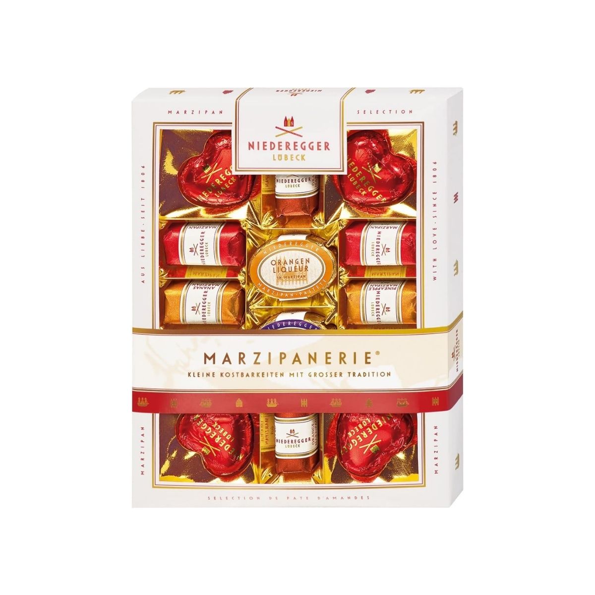 NR 60-NR MARZIPANERIE - MAZAPANES SURTIDOS - 14 UNI - NIEDEREGGER - Compralo en Calvbrunnen