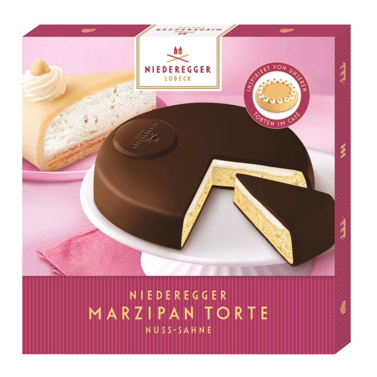 NR 90-NR 185G MARZIPAN TORTE NUSS SAHNE - MAZAPÁN CON CREMA DE NUECES