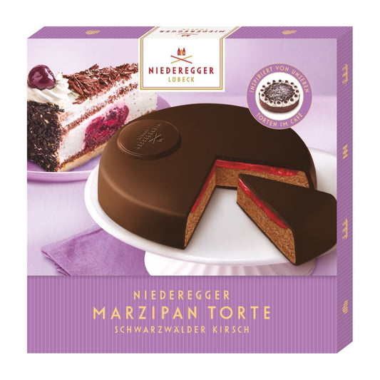 NR 91-NR 185G MARZIPAN TORTE SCHWARZWÄLDER KIRSCH - MAZAPÁN SABOR SELVA NEGRA