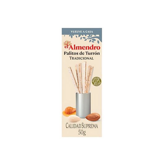 EA 11-EA 50G PALITOS DE TURRÓN TRADICIONAL - TURRÓN DURO - EL.ALMENDRO - Compralo en Calvbrunnen