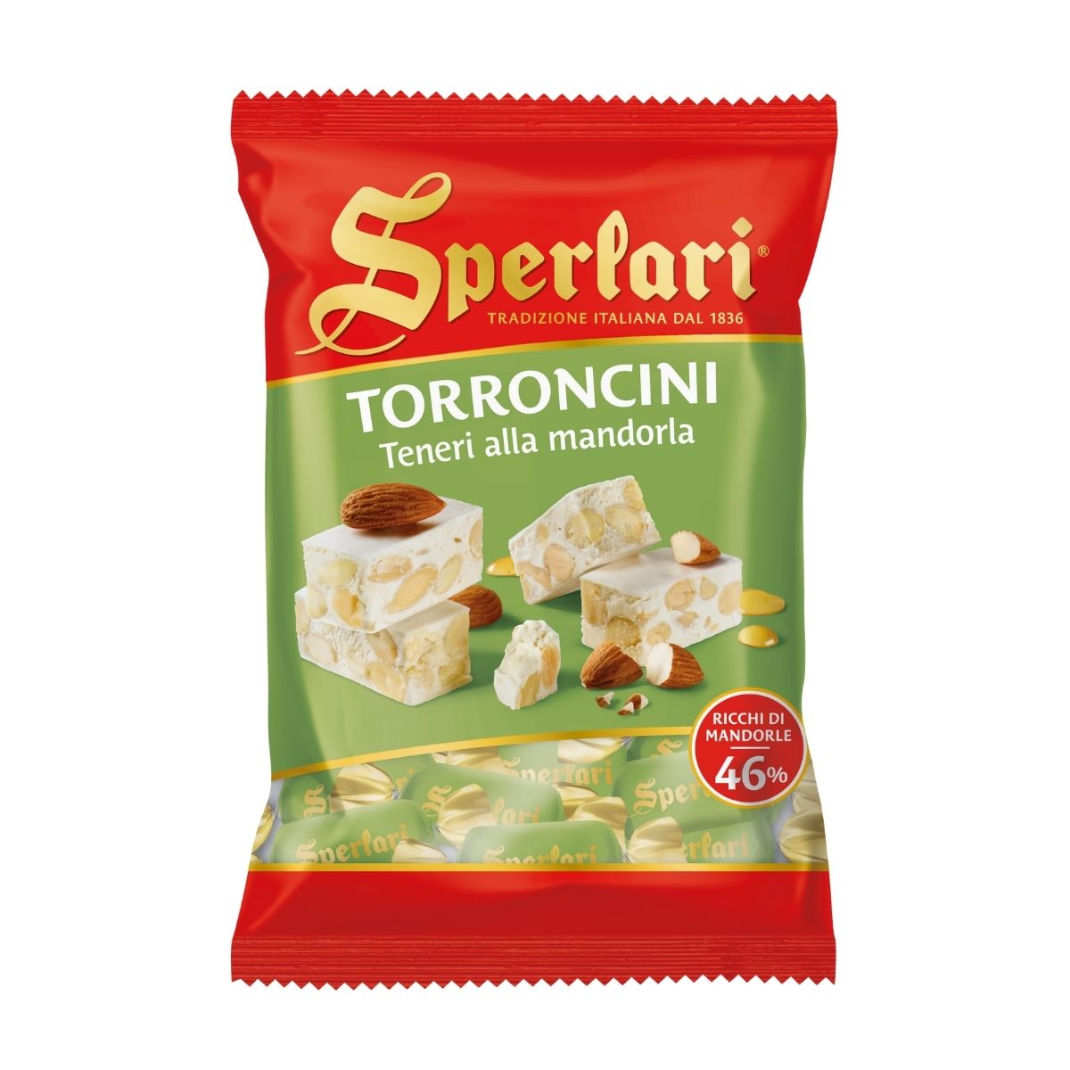 PI 127-PI 117G TORRONCINI TENERI ALA MANDORLA - TURRÓN SUAVE CON ALMENDRA