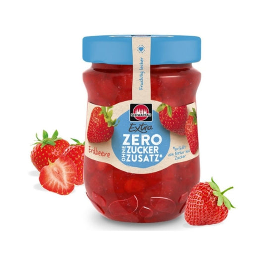 SA 392-SA 280G ERDBEERE ZERO - MERMELADA DE FRESA SIN AZÚCAR - SCHWARTAU - Compralo en Calvbrunnen