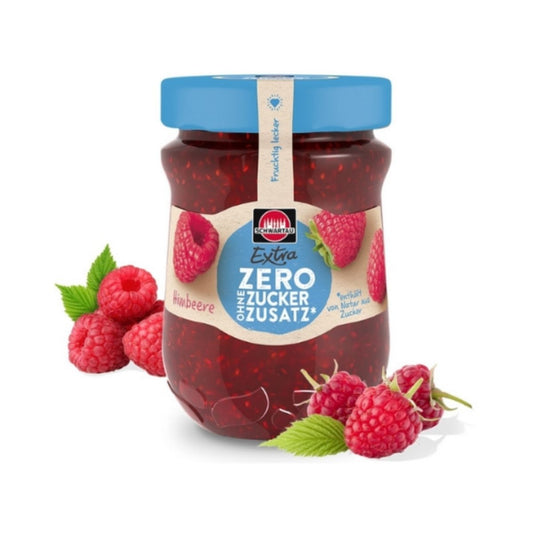SA 393-SA 280G HIMBEERE ZERO - MERMELADA DE FRAMBUESA  SIN AZÚCAR - SCHWARTAU - Compralo en Calvbrunnen