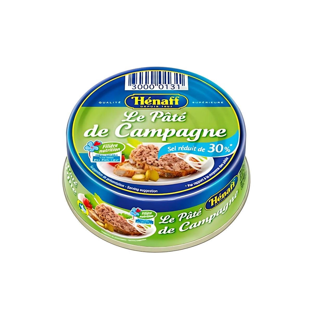 HF 04-HF LE PATÉ DE CAMPAGNE - PATÉ DE CERDO - LATA - HENAFF - Compralo en Calvbrunnen
