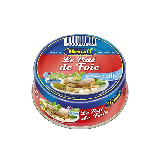 HF 05-HF LE PATÉ DE FOIE - PATÉ DE CERDO - LATA - HENAFF - Compralo en Calvbrunnen