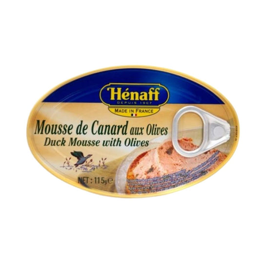 HF 09-HF MOUSSE DE CANARD AUX OLIVES - PATÉ DE PATO CON ACEITUNAS