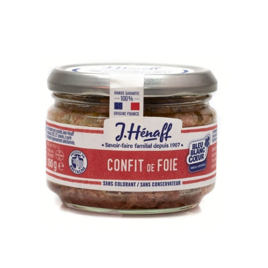HF 12-HF CONFIT DE FOIE Á LA FINE CAMPAGNE - PATÉ DE HÍGADO DE PATO - HENAFF - Compralo en Calvbrunnen