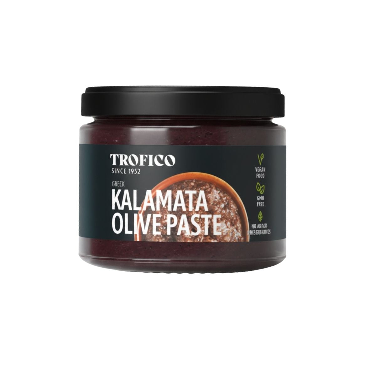 TR 51-TR GREEK KALAMATA OLIVES PASTE - PASTA DE ACEITUNAS NEGRAS - TROFICO - Compralo en Calvbrunnen
