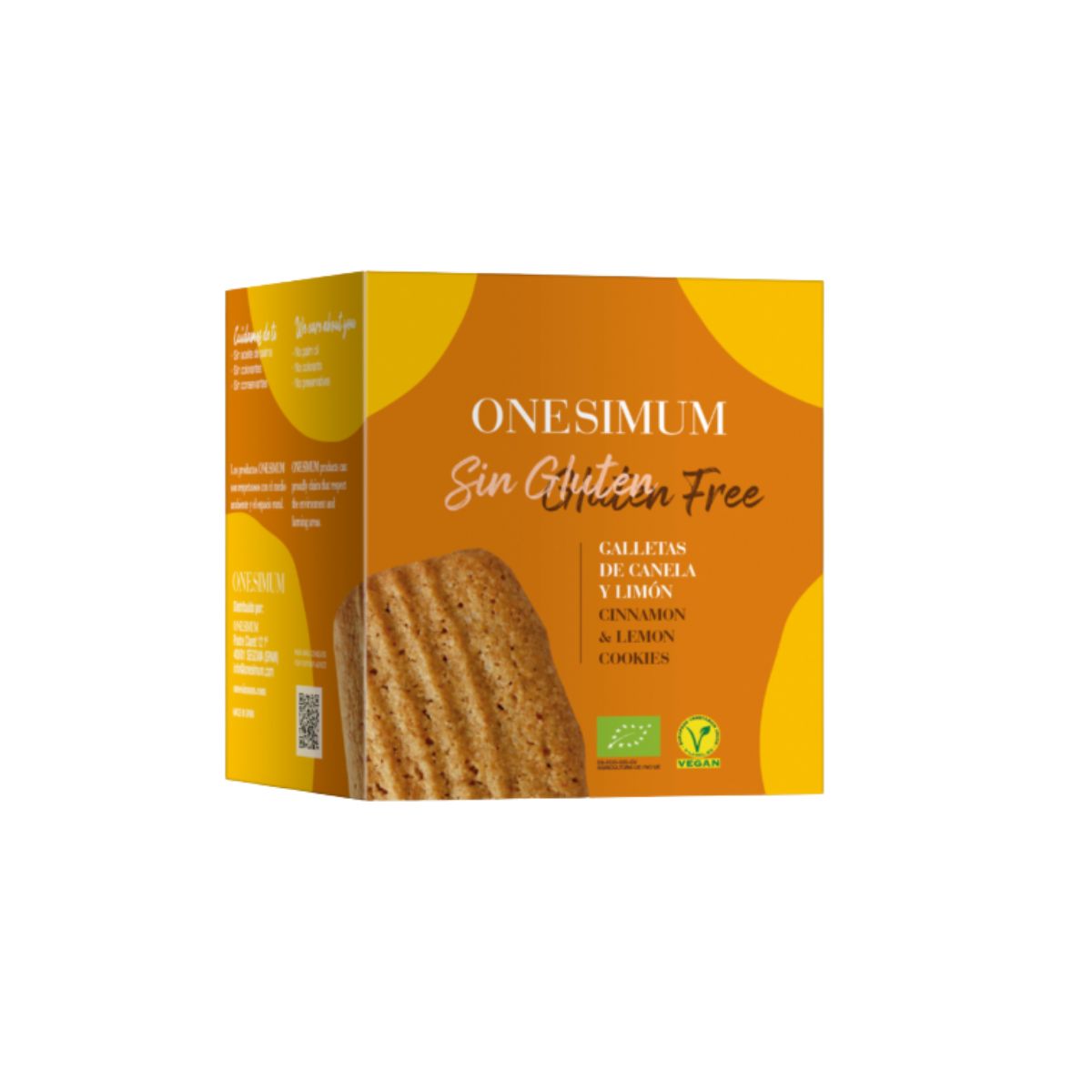 ON 22-ON 125G GALLETAS SIN GLUTEN DE CANELA Y LIMÓN - ONESIMUM - Compralo en Calvbrunnen