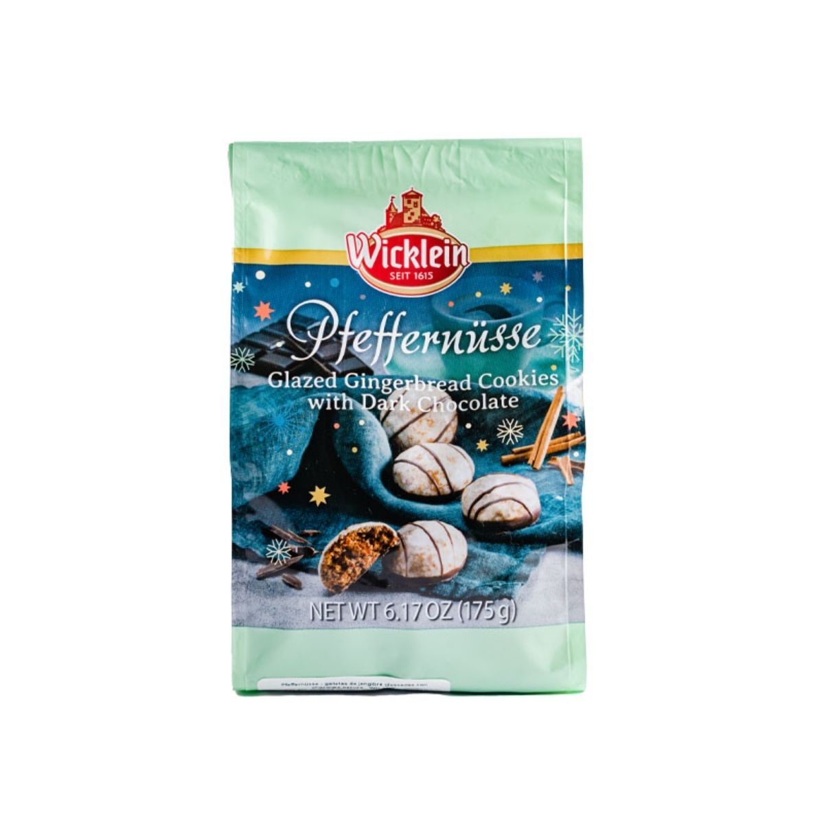 WK 19W-WK 200G PFEFFERNÜSSE - GALLETAS DE JENGIBRE GLASEADAS CON CHOCOLATE OSCURO - WICKLEIN - Compralo en Calvbrunnen