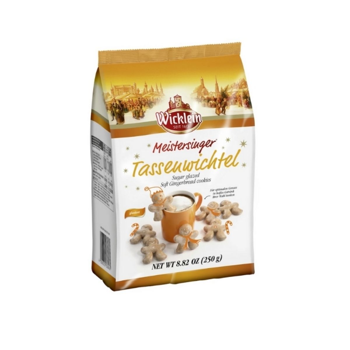 WK 24W-WK 250G TASSENWICHFEL SUGAR ICED - GALLETAS DE ESPECIAS CON AZÚCAR - WICKLEIN - Compralo en Calvbrunnen