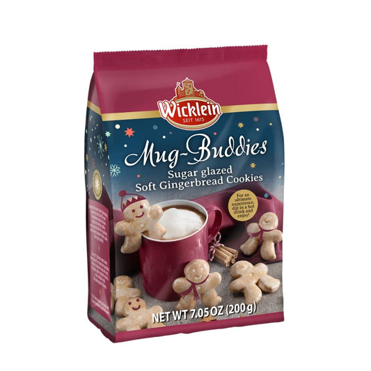 WK 16W-WK 200G MUG BUDDIES SUGAR ICED - GALLETAS DE ESPECIAS CON AZÚCAR