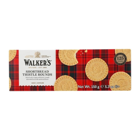 WA 015-WA 150G SHORBREADS ROUNDS - GALLETAS DE MANTEQUILLA - WALKERS - Compralo en Calvbrunnen