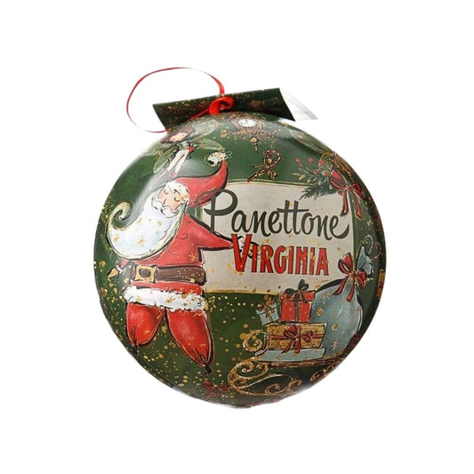 AV 01-AV 100G MINI TALL BAKED PANETTONE - BALL TIN - MINI PANETTONE TRADICIONAL EN LATA - AMARETTI.VIRGINIA - Compralo en Calvbrunnen