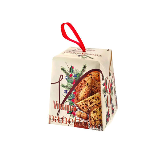 AV 12-AV 100G MINI PANETTONE ALTO AMARETTO E CIOCCOLATO - PANETTONE CON AMARETTO Y CHOCOLATE - AMARETTI.VIRGINIA - Compralo en Calvbrunnen