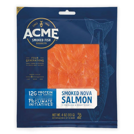 AC 02-AC ACME SMOKED NOVA SALMON - SALMON AHUMADO EN LAJAS - ACME - Compralo en Calvbrunnen