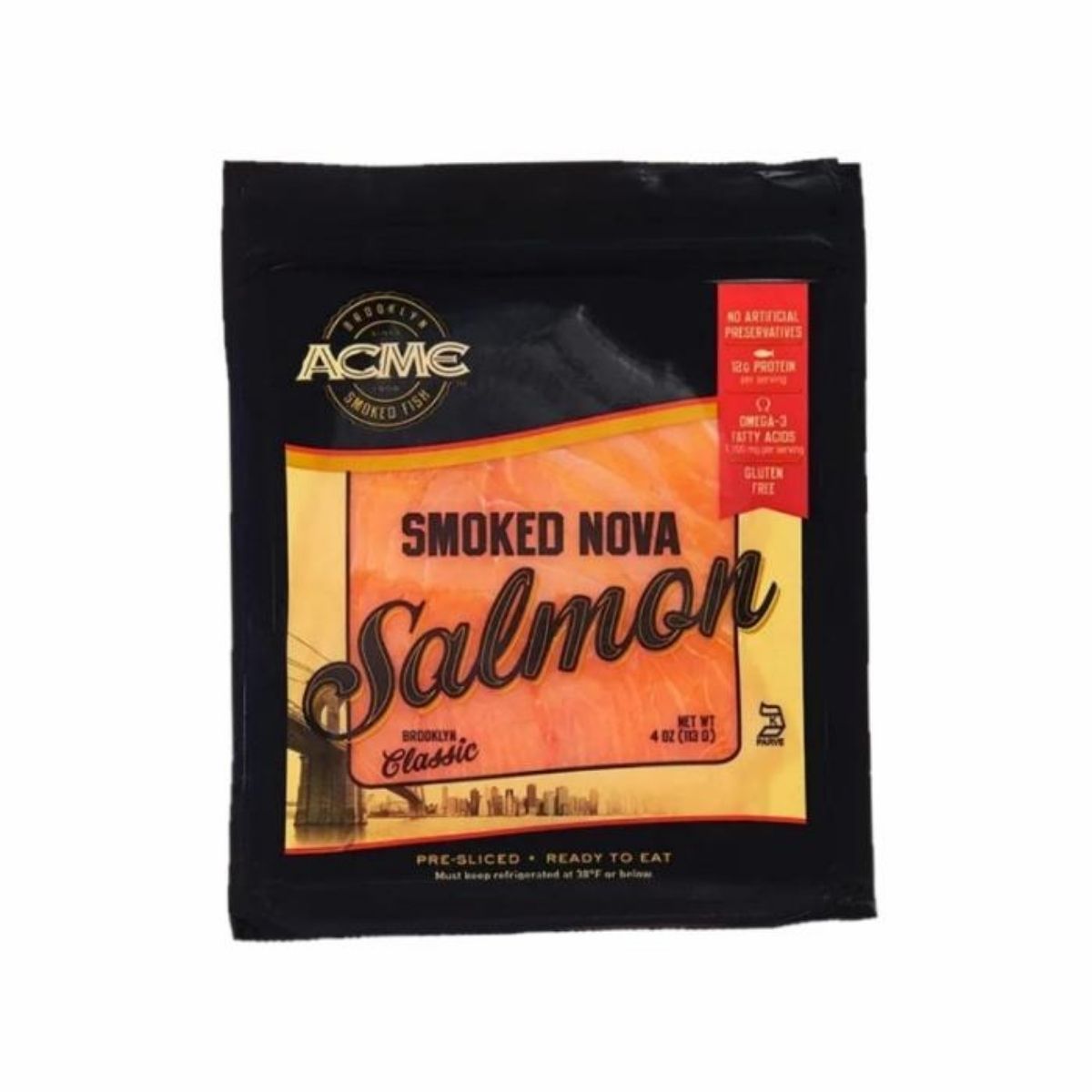 AC 08-AC BLUE HILL BAY SMOKED WHITEFISH - PESCADO BLANCO AHUMADO EN LAJAS - ACME - Compralo en Calvbrunnen