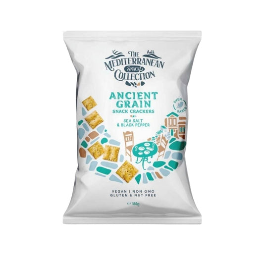 UM 01-UM MEDITERRANEAN SNACK COLLECTION ANCIENT GRAIN SNACK - SNACKS CON SAL Y PIMIENTA - UNISMACK - Compralo en Calvbrunnen