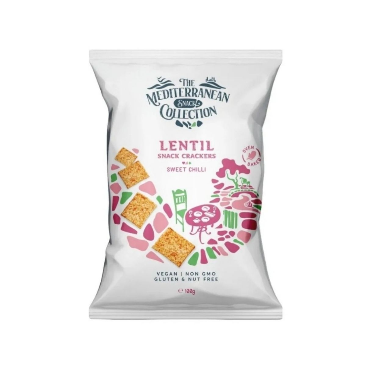 UM 02-UN MEDITERRANEAN SNACK COLLECTION LENTIL - SNACKS DE LENTEJAS CON CHILLE - UNISMACK - Compralo en Calvbrunnen